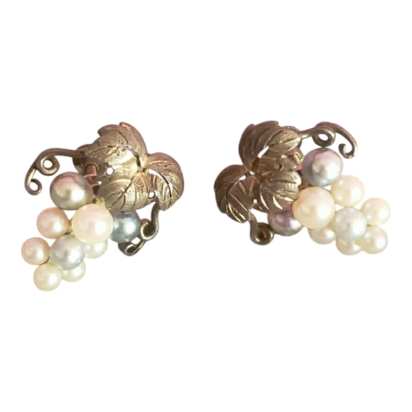 13 vintage clip on & screw back earrings - Picture 3 of 11